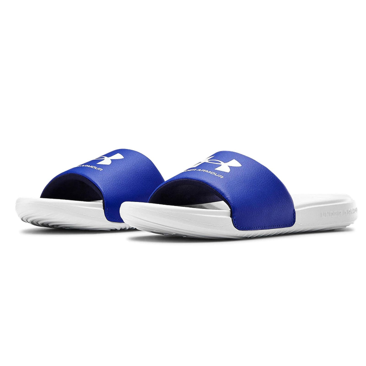 UA Ansa Fix SL Kid Unisex Slides Blue/Wt