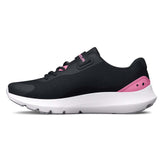 UA Surge 3 Jnr Girls Black/Pink