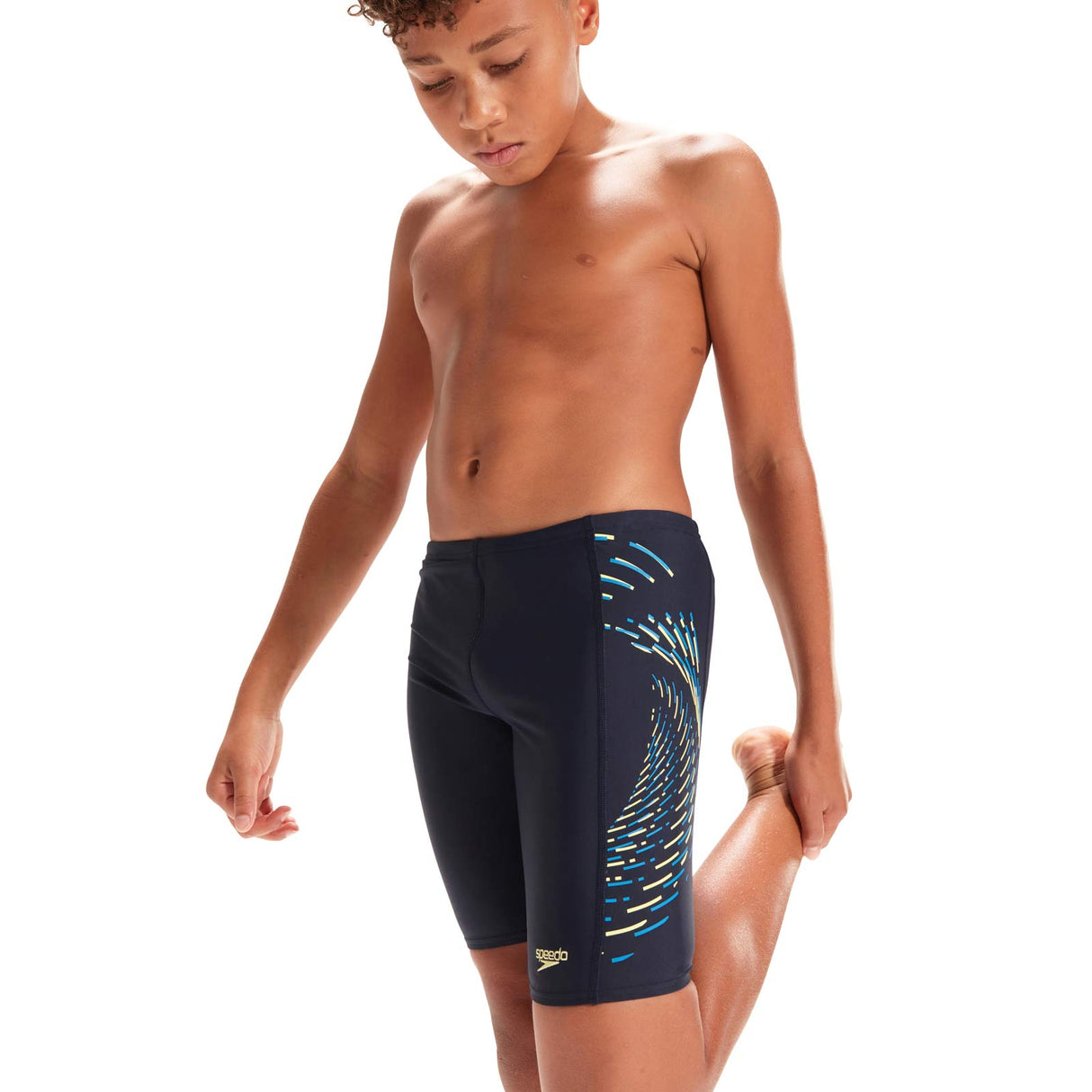 SPEEDO BOY PLSTISOL PLACEMENT JAMMER NVY