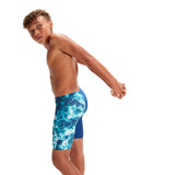 SPEEDO BOY DGTAL ALLOVER V-CUT JMMER NVY