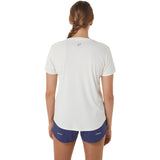 ASICS WMN NAGINO GRAPHIC RN SS TOP CREAM