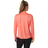 ASICS WOMENS CORE LS HZ TOP PINK