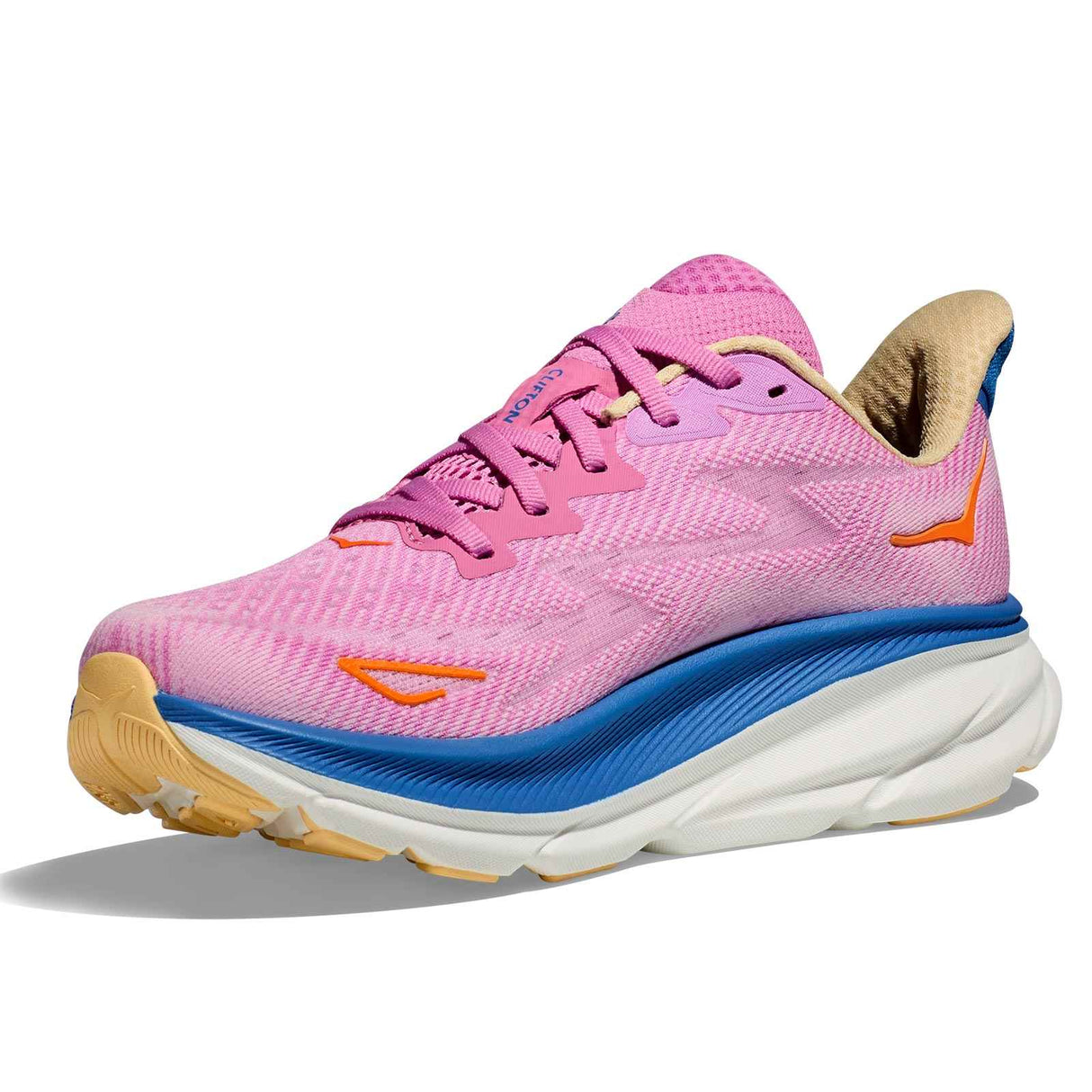 Hoka Clifton 9 Womens Pink/Blue