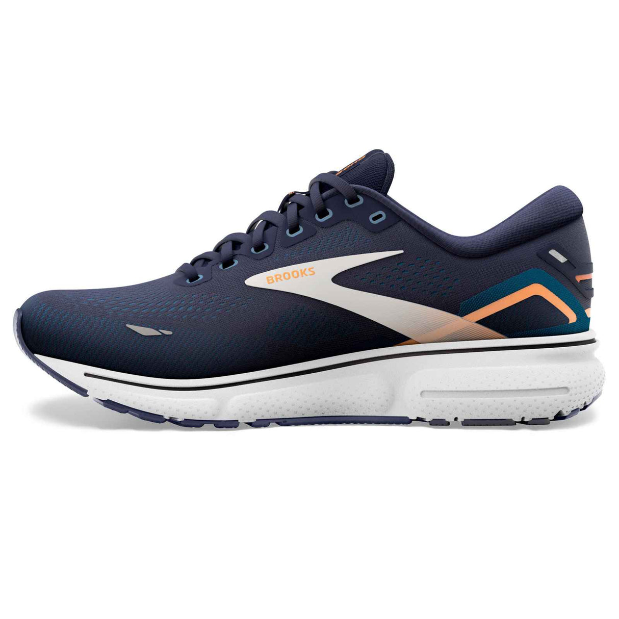 Brooks Ghost 15 Mens Navy/Orange