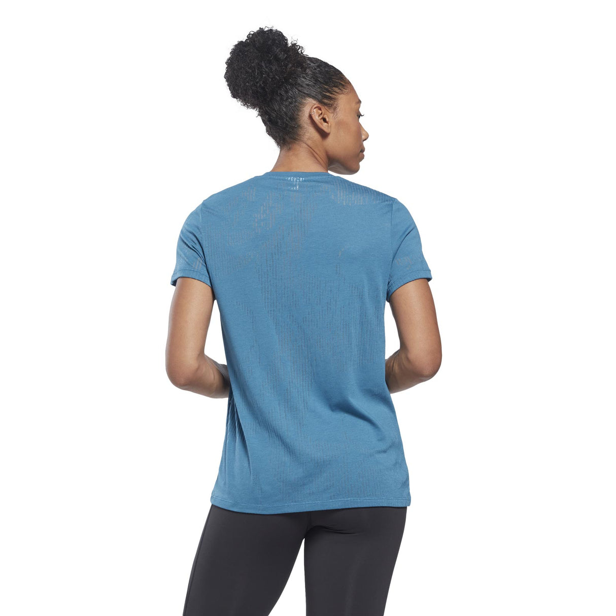 Reebok Womens Burnout Tee Blue