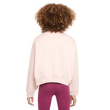 Nike Girls NSW Trend FLC Crew Prnt Pink