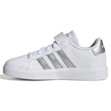 adidas Grand Court 2.0 Jnr Girls Wht/Gry