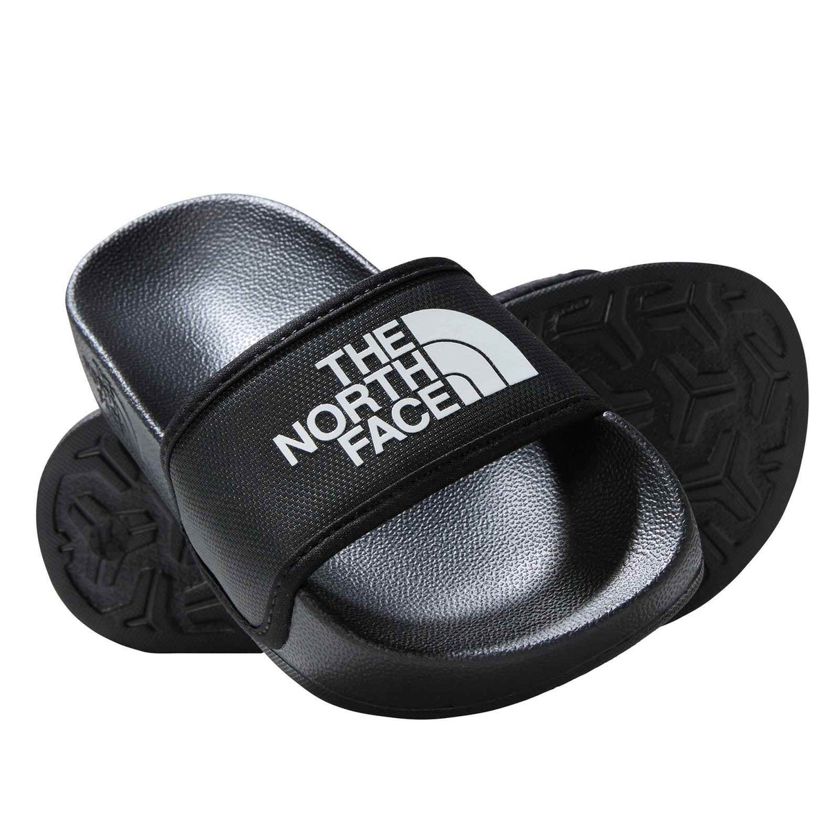 TNF Kids Base Camp Slide  Unisex Black