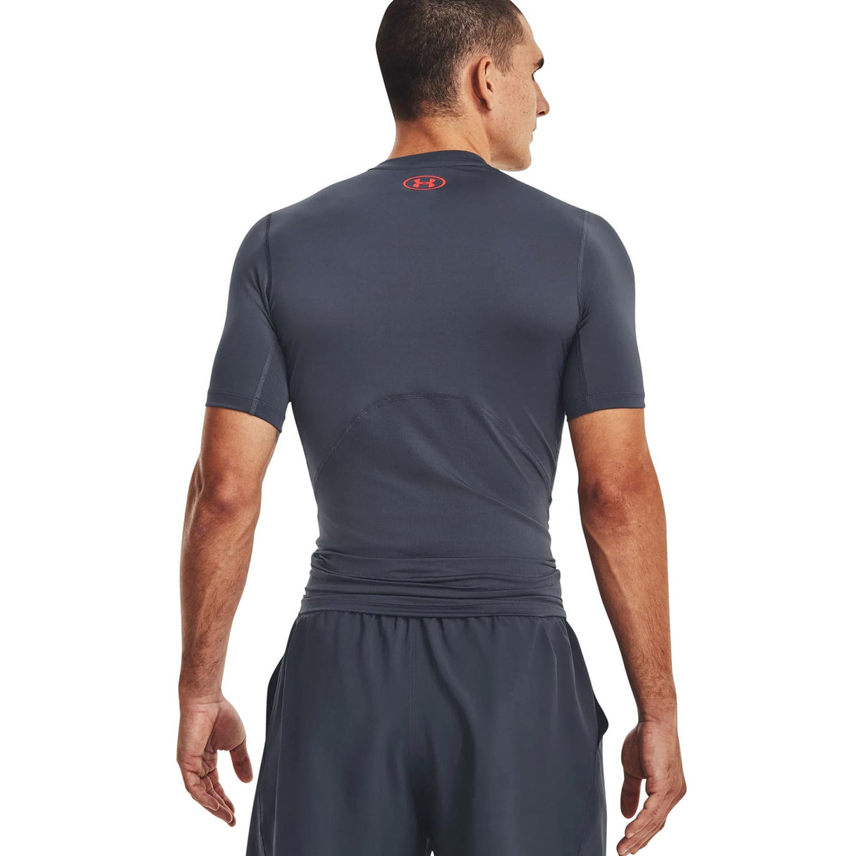 Under Armour Mens HG Novelty SS Grey