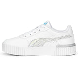 Puma Carina 2.0 Jnr Girls White/Glitter