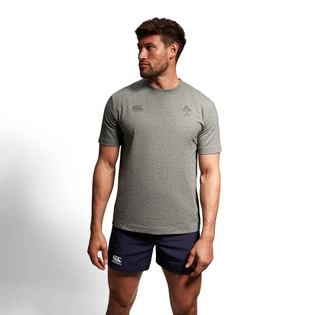 Canterbury IRFU 23 O/S Cotton Tee Grey