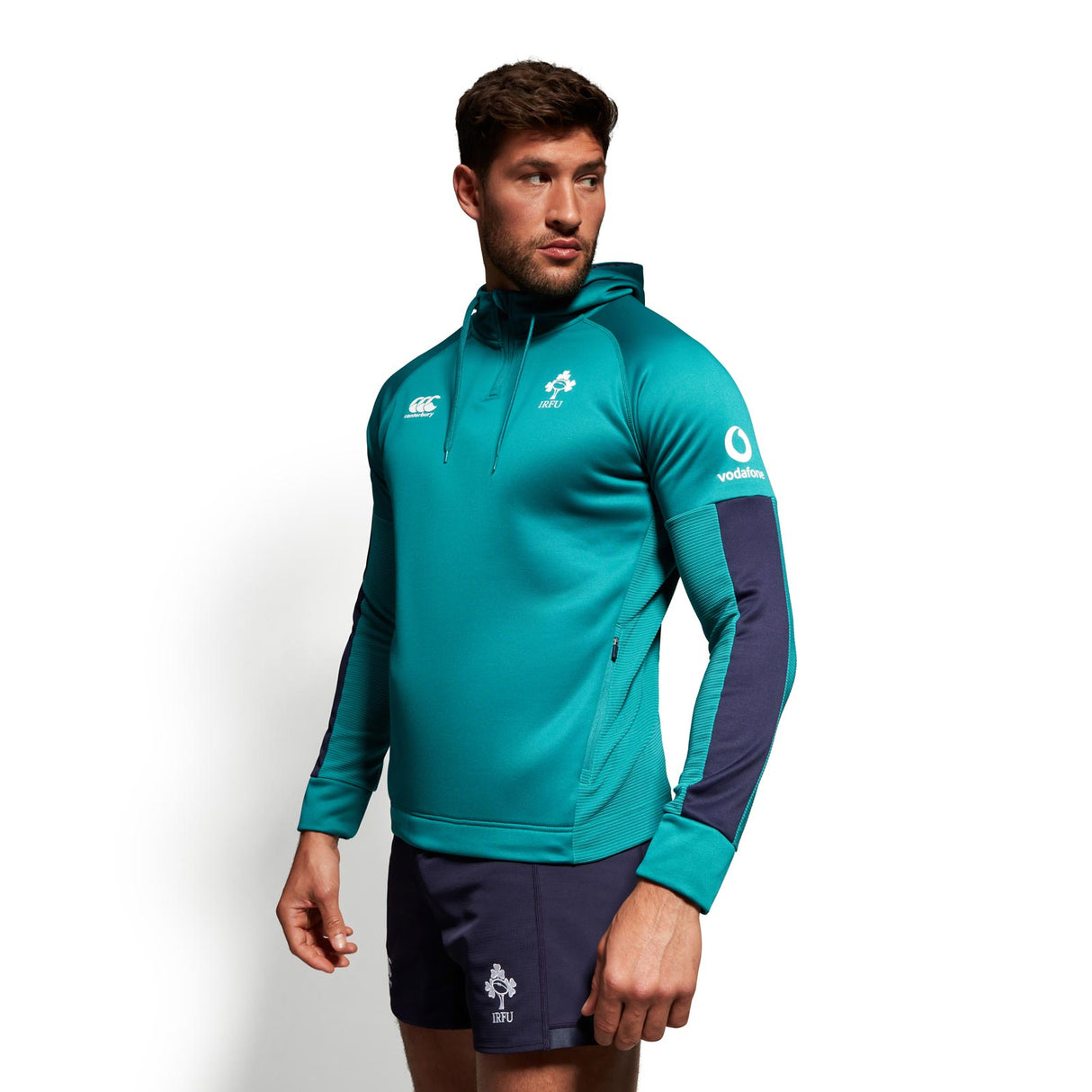 Canterbury IRFU 23 OH Zip Trn Hoodie Grn