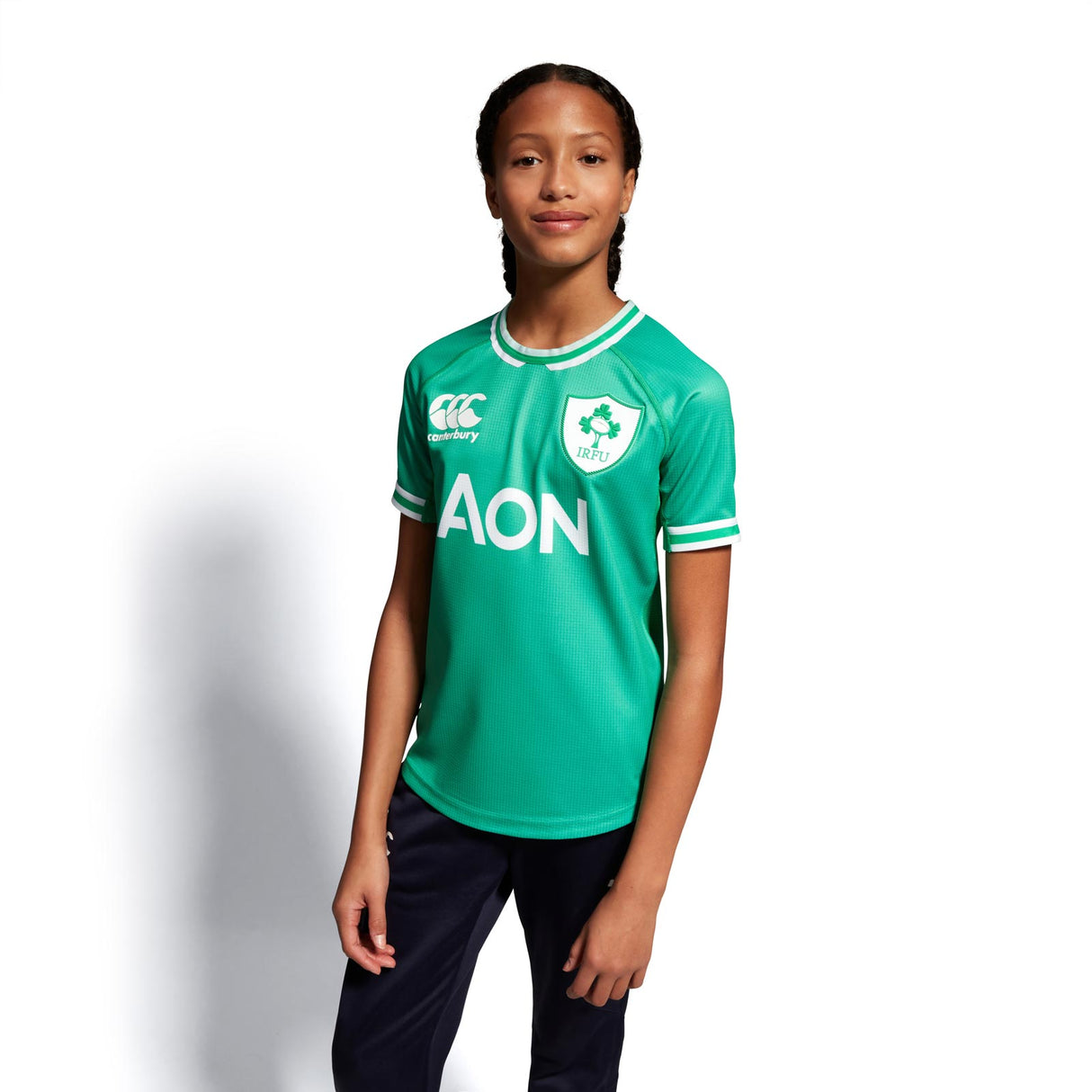 CCC IRFU 23 Jnr Girls Home Pro Jersey Gn