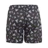 adidas Kids  BOS AOP Swim SH Black