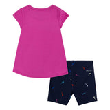 NIKE INF HADDAD BIKE SHORT SET PURPLE