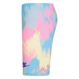 NIKE JNR PRINTED CLUB BIKE SHORT BLUE