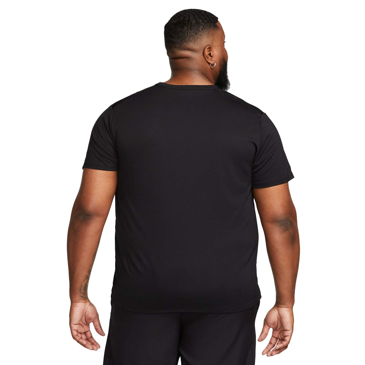 Nike Mens Dri-Fit UV Miler SS Black