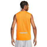 Nike Mens DF Run Rise 365 Tank Orange
