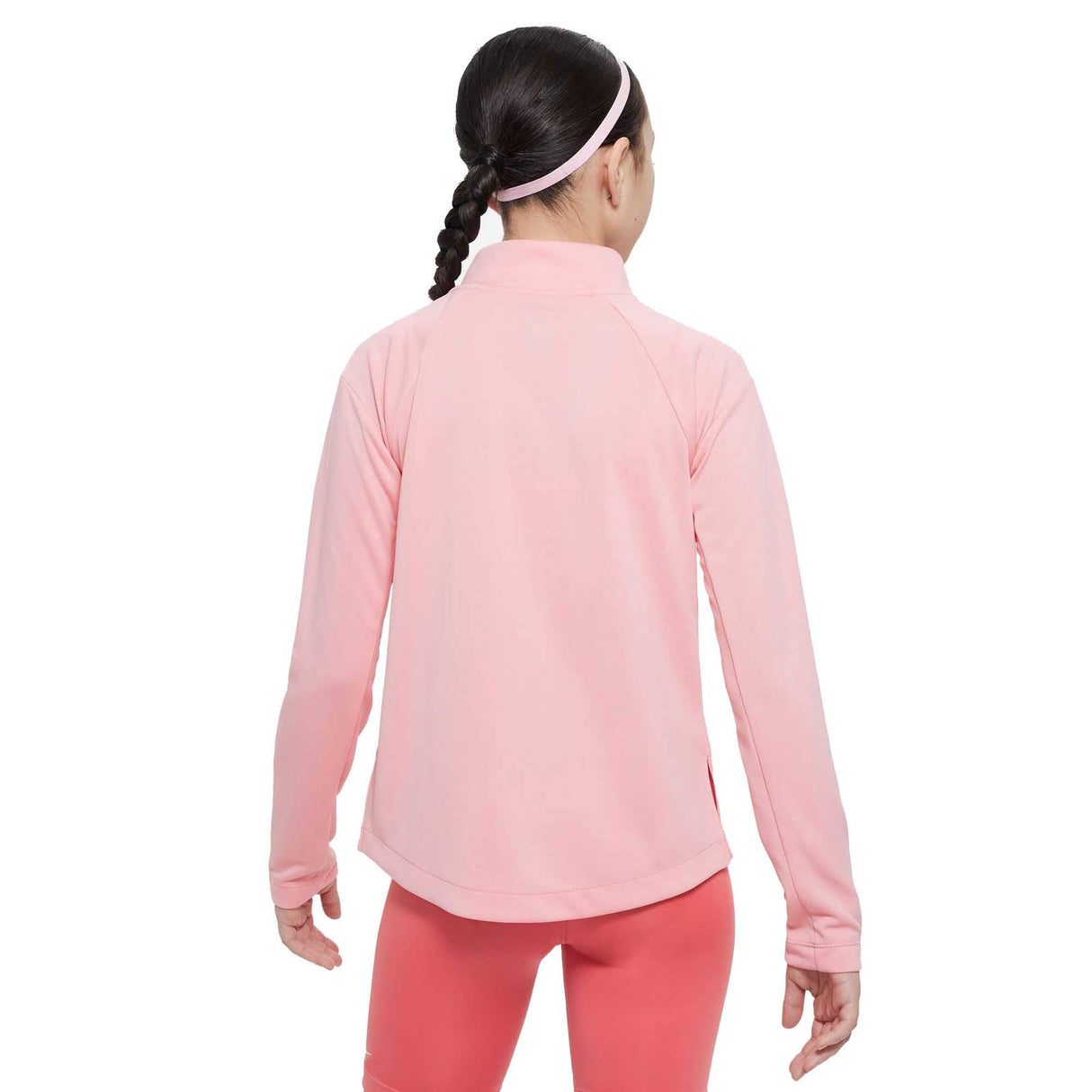 Nike Girls DF LS Top HZ Run Pink