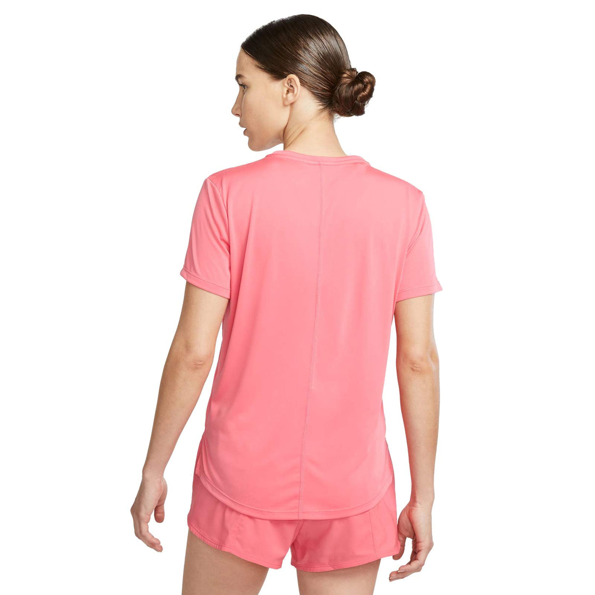 Nike Wmns One DF Swoosh HBR SS Top Pink