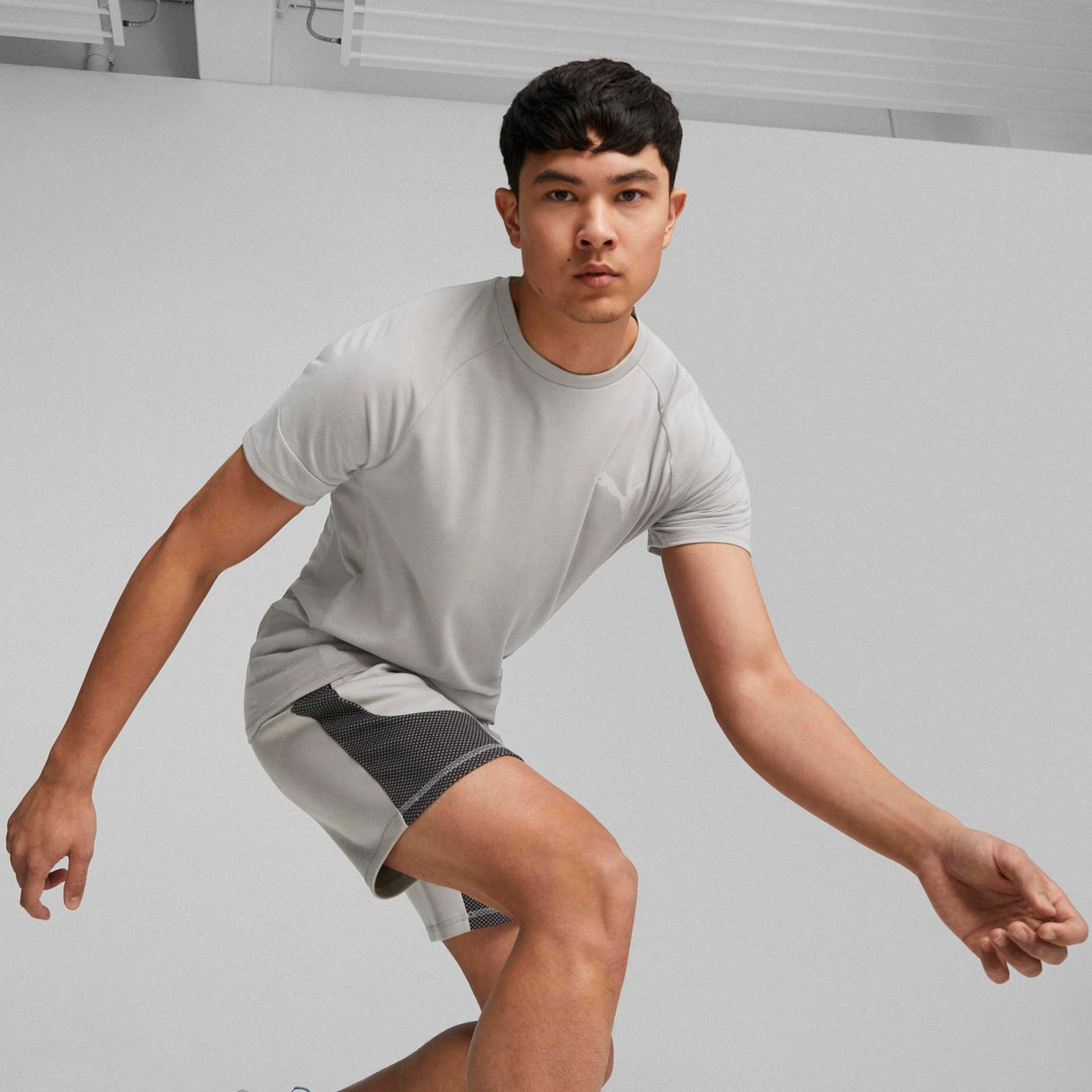 Puma Mens Evostripe Tee Grey