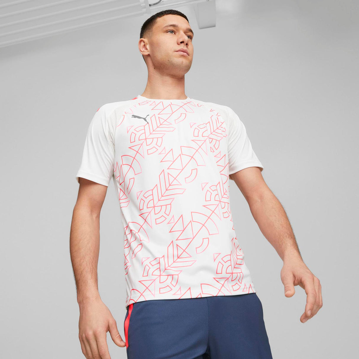 Puma Mens teamLIGA Graphic Jersey White