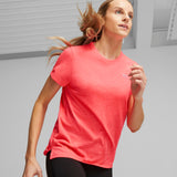Puma Wmns Run Fav Heather SS Tee Pink