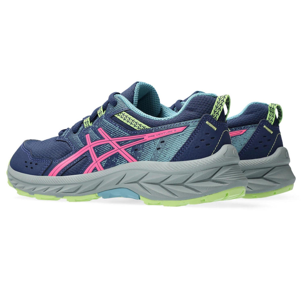 Asics Pre Venture 9 Girls Navy/Pink