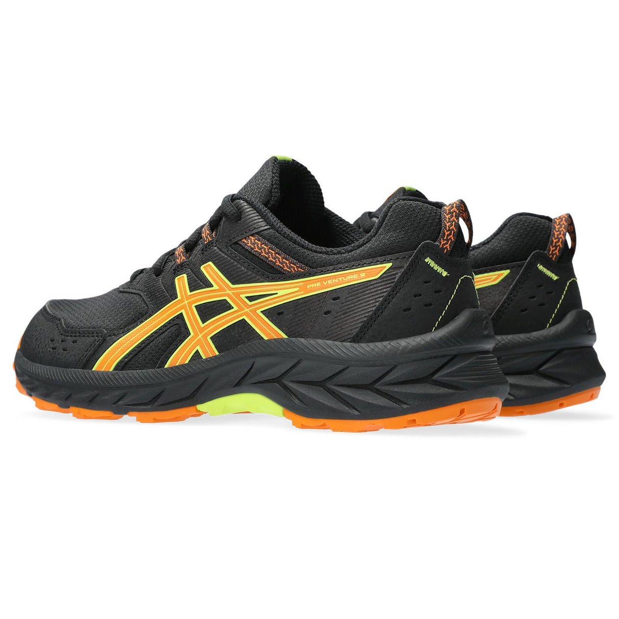 Asics Pre Venture 9 Boys Black/Orange