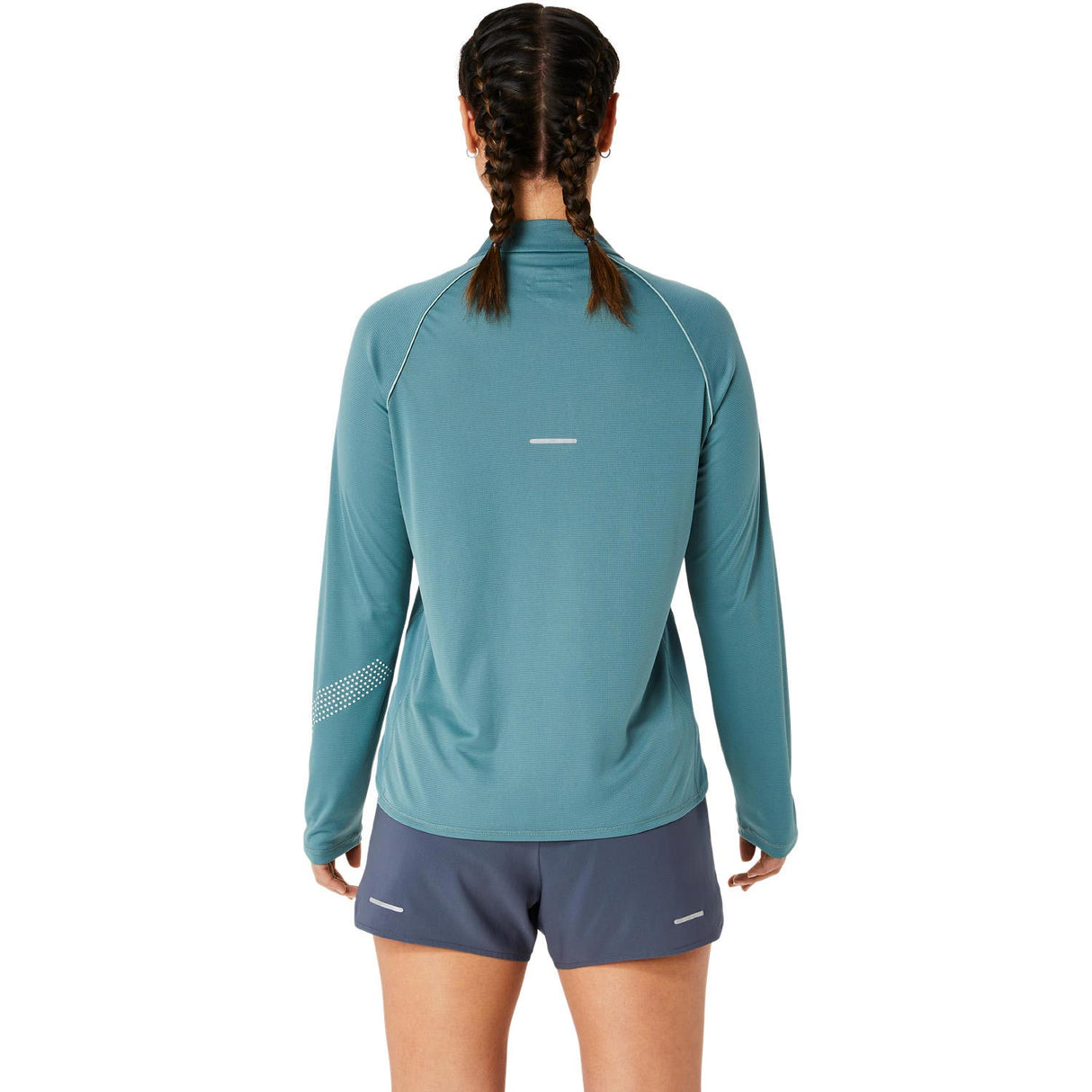 Asics Womens Icon LS HZ Top Green