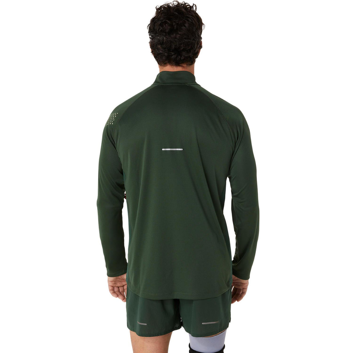 Asics Mens Icon LS HZ Top Green