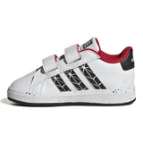 adidas Grand Court Spiderman Boys White