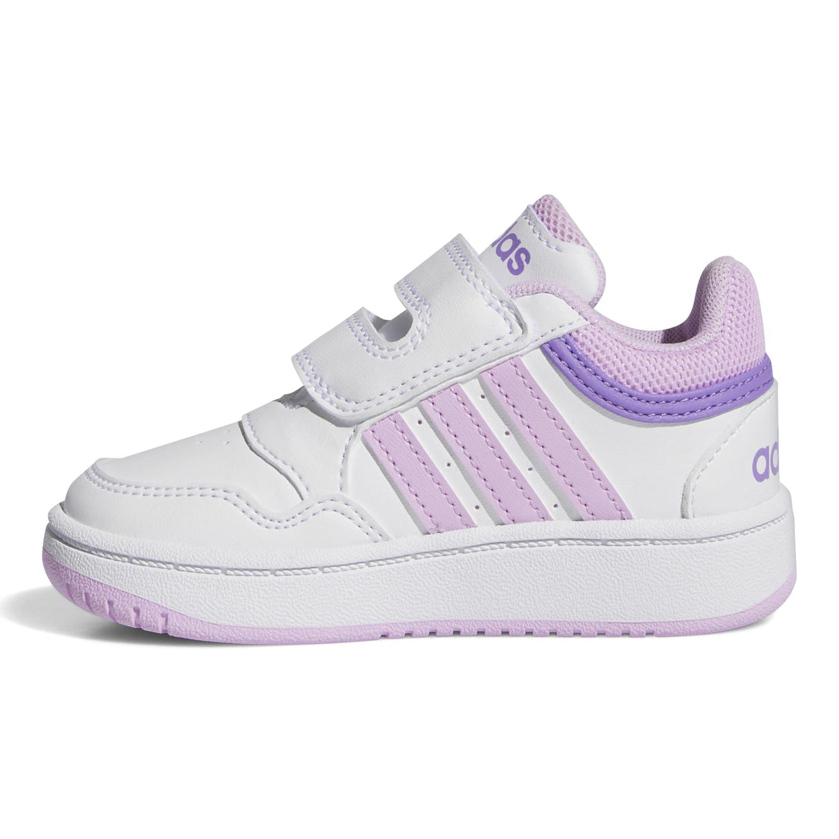 adidas Hoops 3.0 Girls White/Purple