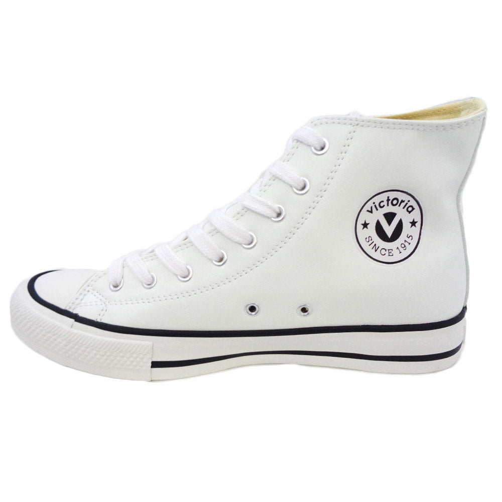 Victoria Hi-Top Canvas Sneaker Adult Whi