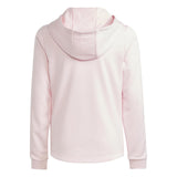 adidas Girls TR-ES 3S FZ Hood Pink