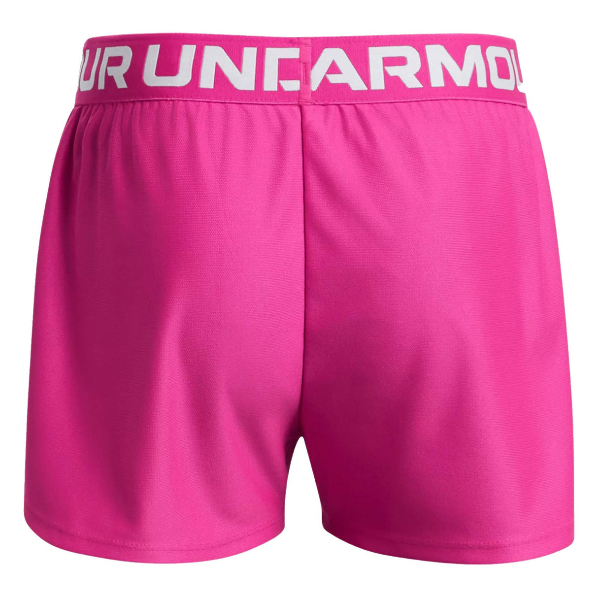 UA Girls Play Up Solid Shorts Pink