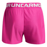 UA Girls Play Up Solid Shorts Pink
