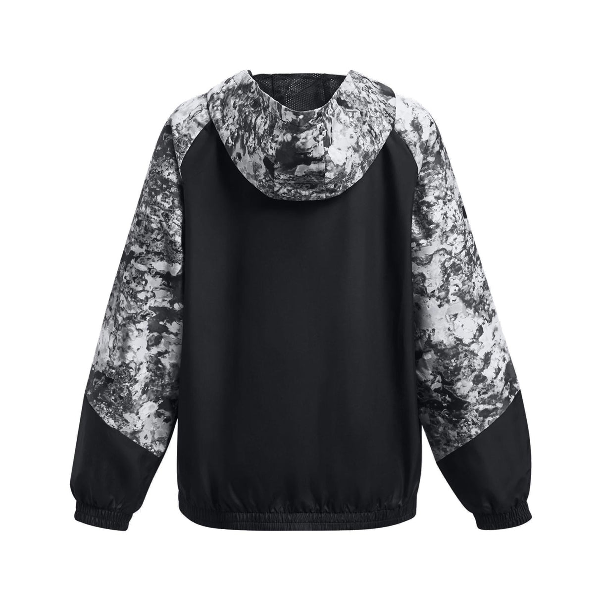 UA Girls Woven Full Zip Jacket Black