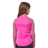 UA Girls Tech Graphic Half Zip Pink