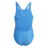 adidas Girls 3 Bars SOL Suit Blue