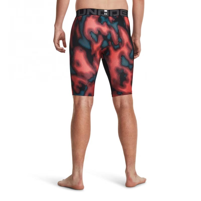 UA Mens HG Printed Long Shorts Pink