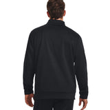 UA Mens Armour Fleece Half Zip Black