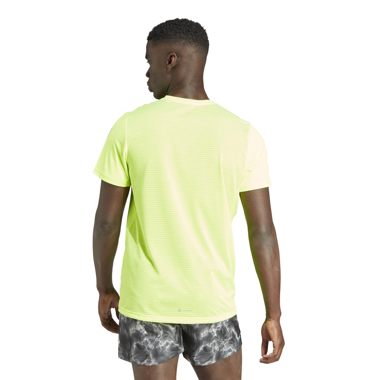 adidas Mens Own The Run Tee Yellow