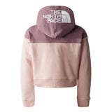 TNF Girls Drew Peak Crop PO Hoodie Pink