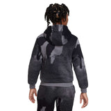 Nike Boys Club Fleece Hybrid PO Hoody Bk