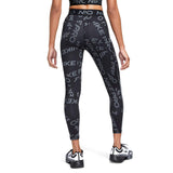 Nike Wmns NP DF MR AOP 7/8 Tight Black