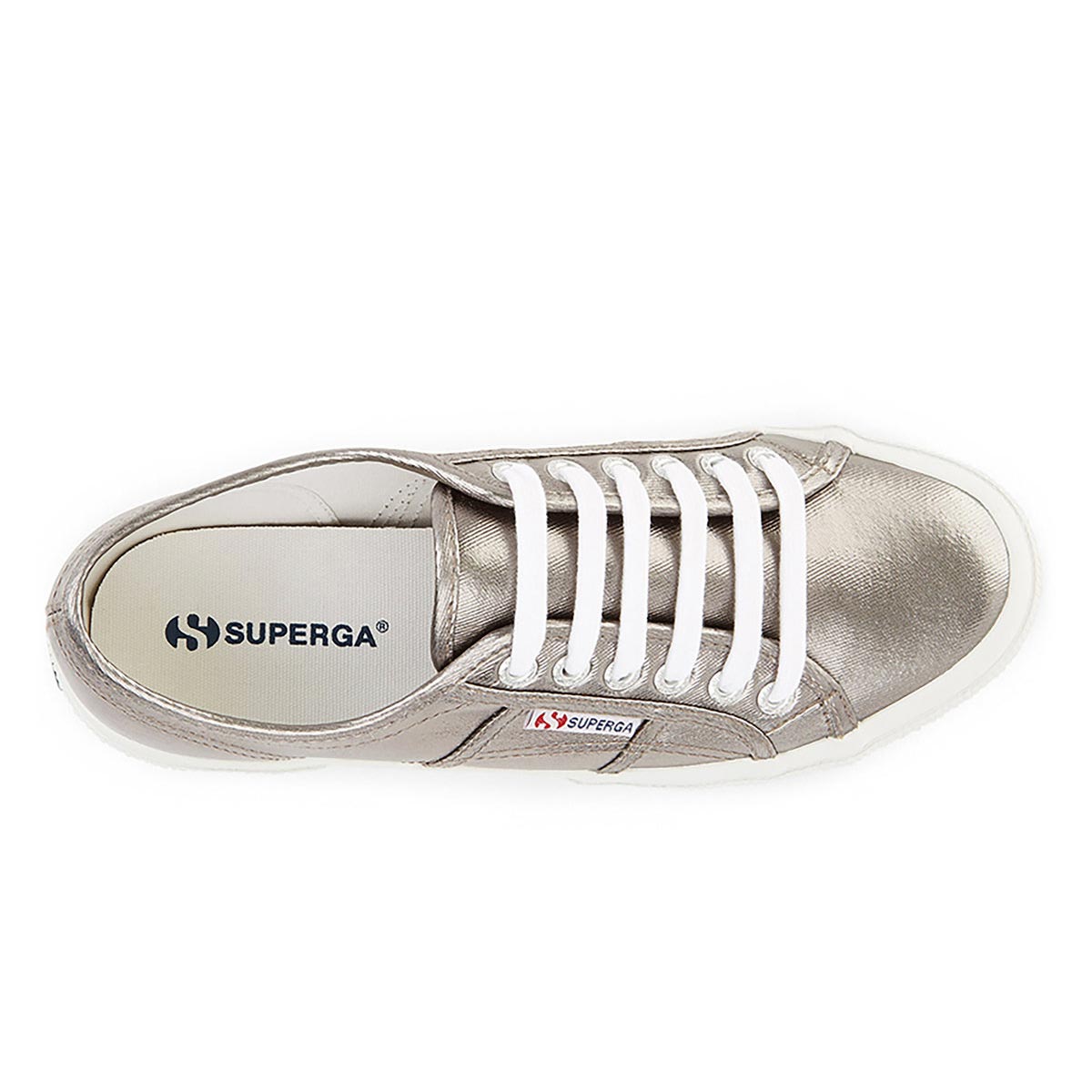 Superga Canvas Sneaker Metallic Wmn Grey