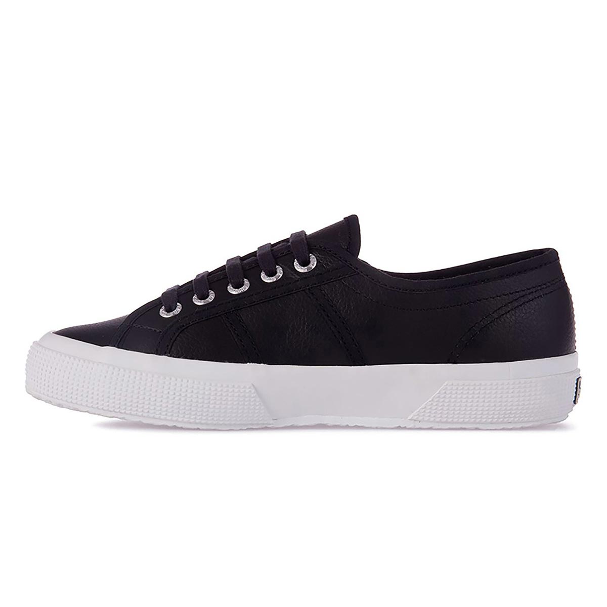Superga Canvas Sneaker Leather Unisex Bl