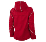 NIKE WOMENGÇÖS WOVEN JACKET RED/WHT