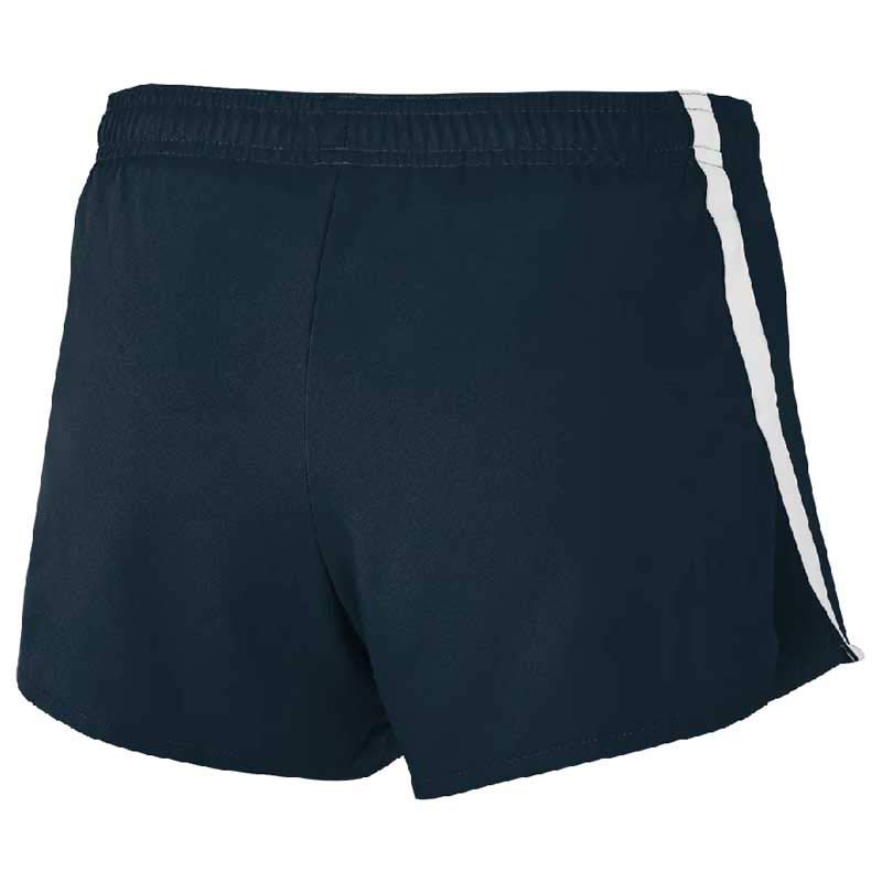 NIKE WMN STOCK FAST 2 IN SHORT GRY/WHT